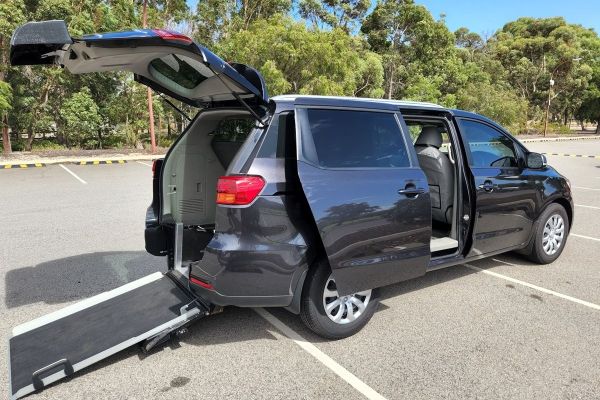 dark wheelchair van back perth