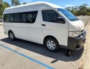 white wheelchair van front perth